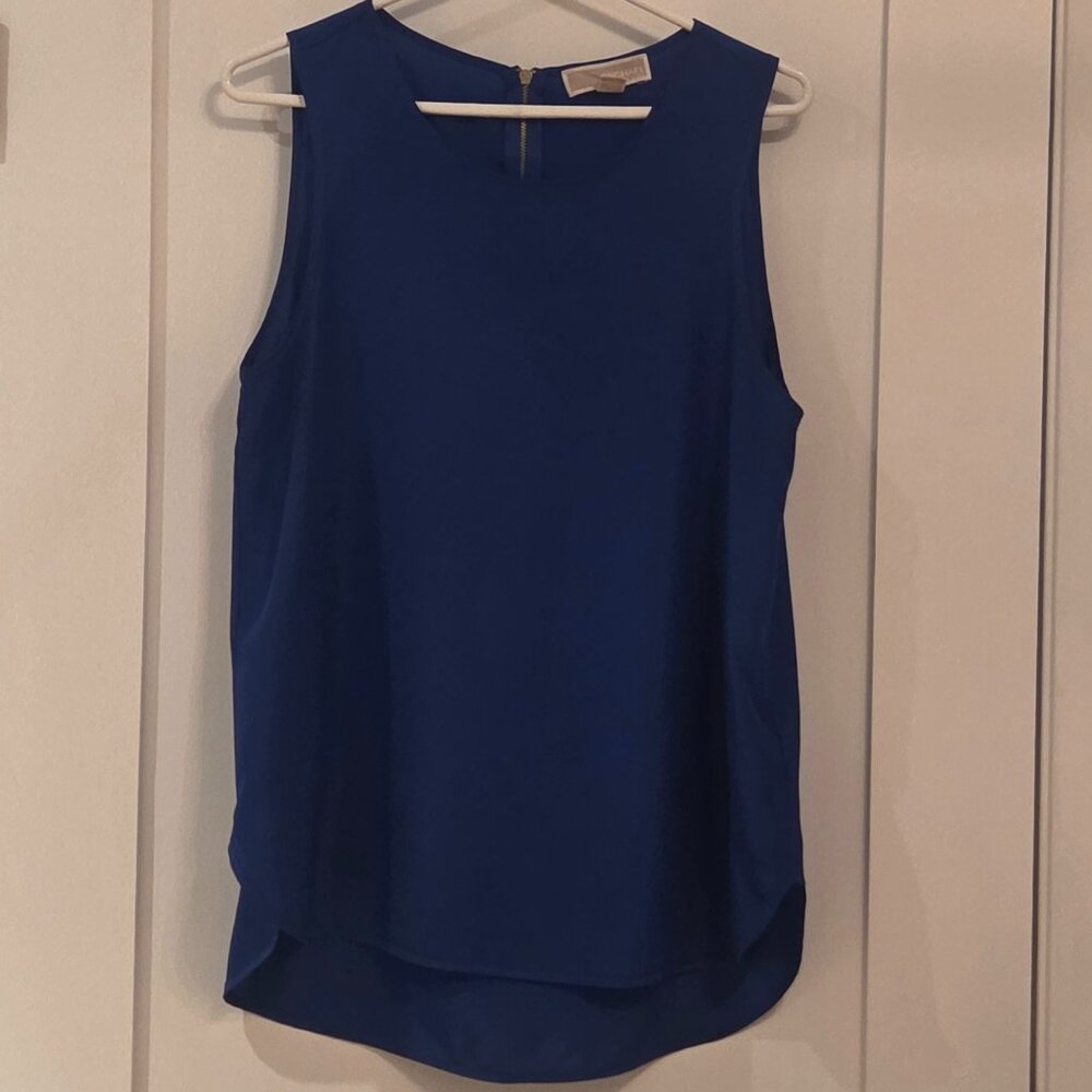 MICHAEL KORS CAMISOLE - GOLD ZIPPER DETAIL - SIZE L